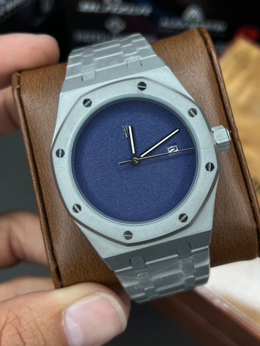 ساعت مچی مردانه AP ROYAL با بدنه مات و صفحه مهندسی کپی